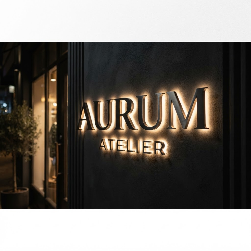 Back-Lit LED Sign Board — signage work by M Square Ads